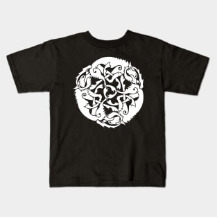 Celtic White Wolves Kids T-Shirt